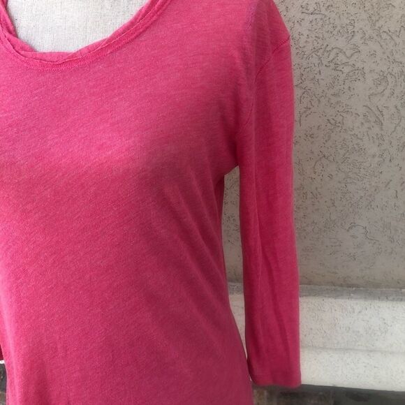 Rag & Bone/JEAN knit Long Sleeve Top Pink - Picture 4 of 8